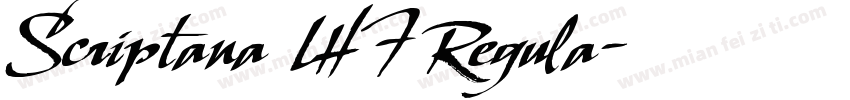 Scriptana LHF Regula字体转换